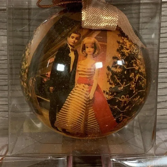Barbie 1997 Ball Ornament - Set Of 3 Barbie, Ken & Barbie - NiB - Picture 4 of 4